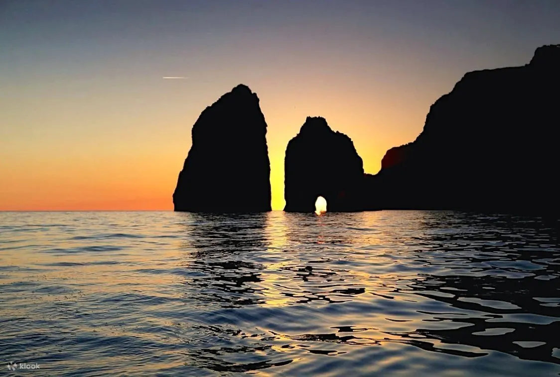 Aliki Sunset With Traditional Boat